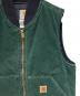 中古・古着 CarHartt (カーハート) Duck Work Vest グリーン サイズ:Medium：20000円