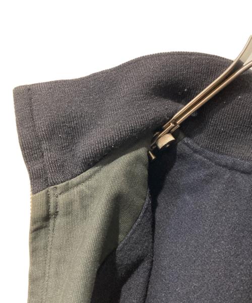 U'S NAVY（ユーエスネイビー）U'S NAVY (ユーエスネイビー) デッキジップジャケット ブラック×ネイビー サイズ:38の古着・服飾アイテム