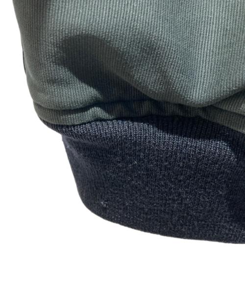 U'S NAVY（ユーエスネイビー）U'S NAVY (ユーエスネイビー) デッキジップジャケット ブラック×ネイビー サイズ:38の古着・服飾アイテム