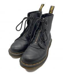 Dr.Martens（ドクターマーチン）の古着「PASCAL FRNT ZIP 8ホールブーツ」｜ブラック
