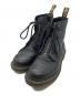 Dr.Martens（ドクターマーチン）の古着「PASCAL FRNT ZIP 8ホールブーツ」｜ブラック