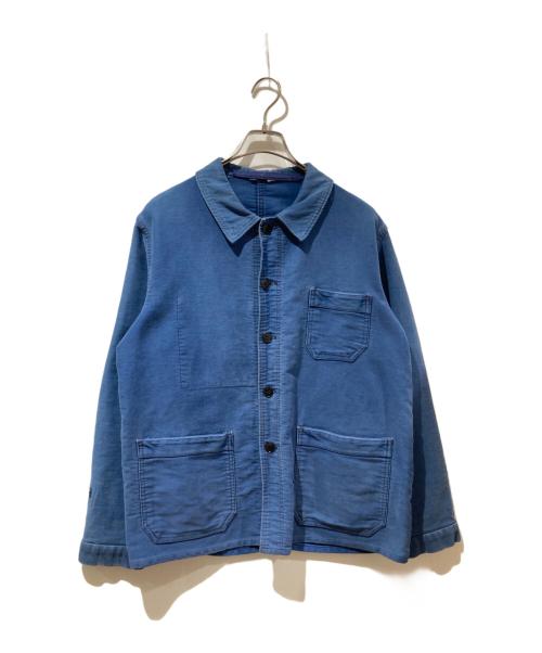 USED（ユーズド）USED (ユーズド) フレンチワークジャケット ネイビー サイズ:50の古着・服飾アイテム