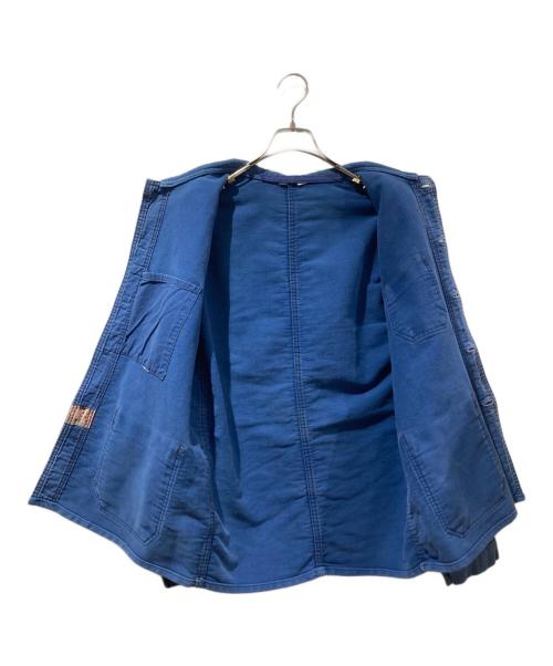 USED（ユーズド）USED (ユーズド) フレンチワークジャケット ネイビー サイズ:50の古着・服飾アイテム