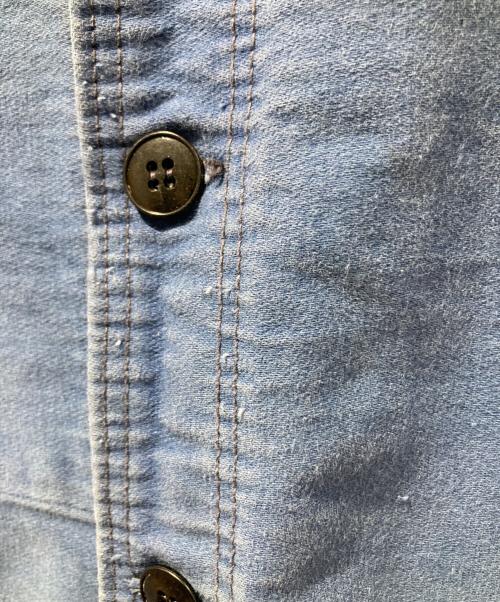 USED（ユーズド）USED (ユーズド) フレンチワークジャケット ネイビー サイズ:50の古着・服飾アイテム