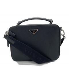 中古・古着通販】PRADA (プラダ) ニットポロシャツ ネイビー サイズ:46