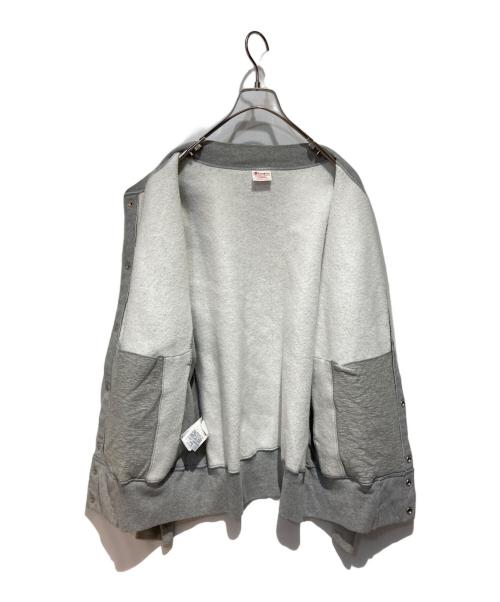Champion（チャンピオン）Champion (チャンピオン) スナップスウェットシャツ グレー サイズ:XLの古着・服飾アイテム