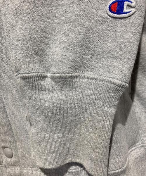 Champion（チャンピオン）Champion (チャンピオン) スナップスウェットシャツ グレー サイズ:XLの古着・服飾アイテム