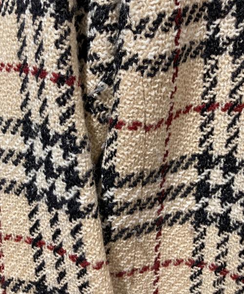 BURBERRY LONDON（バーバリーロンドン）BURBERRY LONDON (バーバリーロンドン) ノヴァチェックツイードダッフルコート ベージュ サイズ:9の古着・服飾アイテム