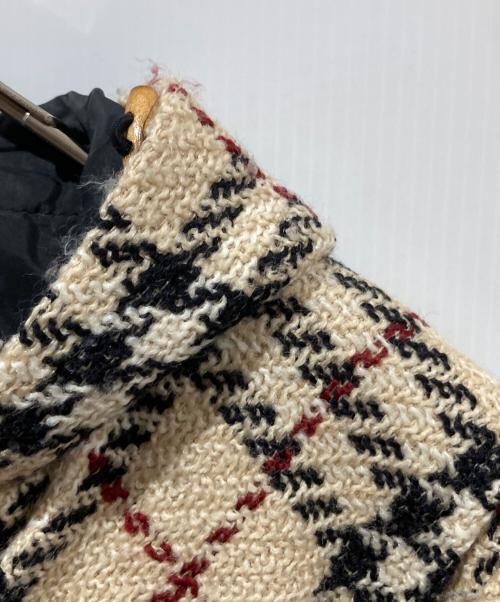 BURBERRY LONDON（バーバリーロンドン）BURBERRY LONDON (バーバリーロンドン) ノヴァチェックツイードダッフルコート ベージュ サイズ:9の古着・服飾アイテム
