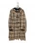 BURBERRY LONDON（バーバリーロンドン）の古着「ノヴァチェックツイードダッフルコート」｜ベージュ