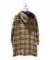 BURBERRY LONDON (バーバリーロンドン) ノヴァチェックツイードダッフルコート ベージュ サイズ:9：20000円