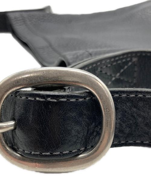 HENDER SCHEME（エンダースキーマ）HENDER SCHEME (エンダースキーマ) One Side Belt Bag Small ブラックの古着・服飾アイテム