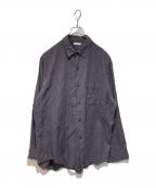 ULTERIORアルテリア）の古着「C/W CHECKED TWILL SHIRT」｜ブルー×ブラウン