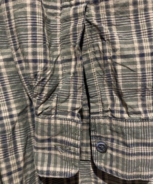 Engineered Garments（エンジニアドガーメンツ）Engineered Garments (エンジニアドガーメンツ) ボタンダウンチェックシャツ ベージュ×グリーン サイズ:Mの古着・服飾アイテム