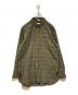 Engineered Garments（エンジニアドガーメンツ）の古着「ボタンダウンチェックシャツ」｜ベージュ×グリーン