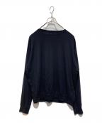 BATONERバトナ―）の古着「SUMMER WOOL LONG SLEEVE T-SHIRT」｜ブラック