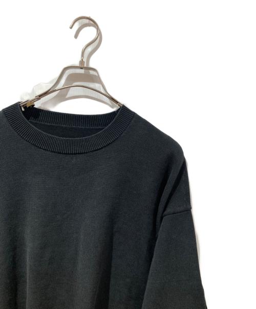 Yonetomi（ヨネトミ）Yonetomi (ヨネトミ) RIGID SEA ISLAND COTTON PULLOVER ブラック サイズ:4の古着・服飾アイテム