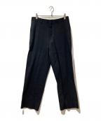 A.PRESSEアプレッセ）の古着「Wool Kersey Trousers」｜ブラック