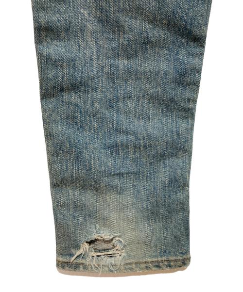 Saint Laurent Paris（サンローランパリ）Saint Laurent Paris (サンローランパリ) デストロイ加工デニムパンツ インディゴ サイズ:SIZE 68.5cm (W27)の古着・服飾アイテム