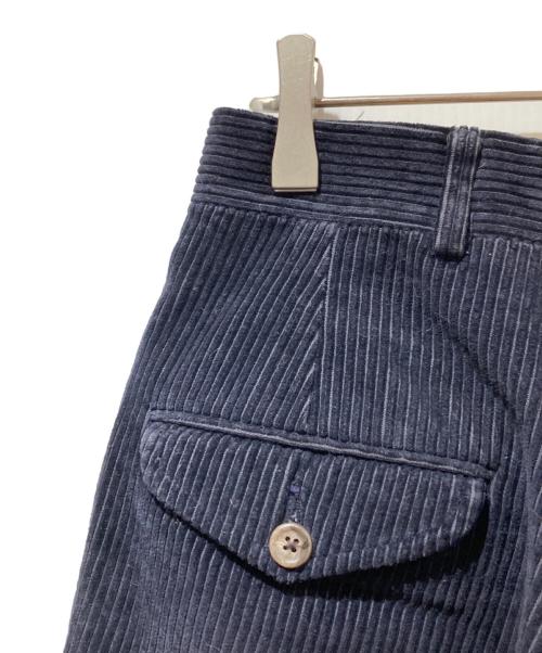 POLO RALPH LAUREN（ポロ・ラルフローレン）POLO RALPH LAUREN (ポロ・ラルフローレン) 2タックコーデュロイパンツ ネイビー サイズ:表記無しの古着・服飾アイテム