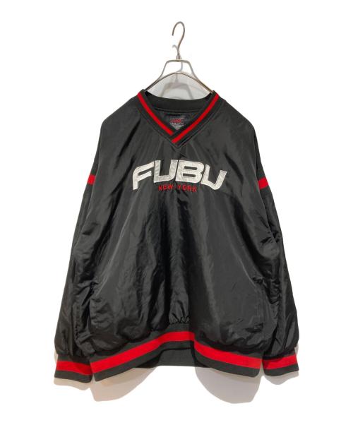 FUBU（フブ）FUBU (フブ) ナイロンプルオーバージャケット ブラック サイズ:XLの古着・服飾アイテム