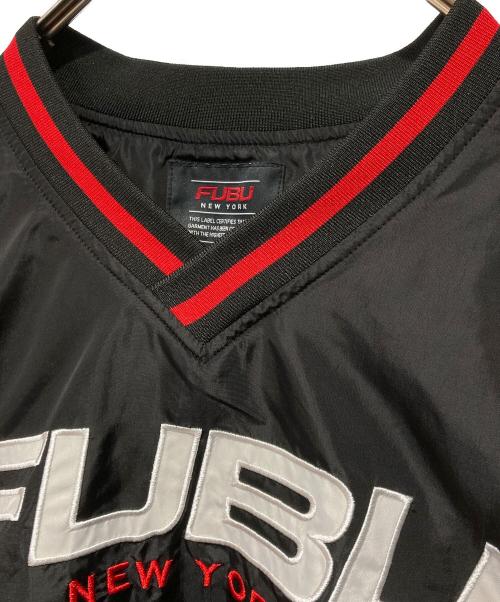 FUBU（フブ）FUBU (フブ) ナイロンプルオーバージャケット ブラック サイズ:XLの古着・服飾アイテム