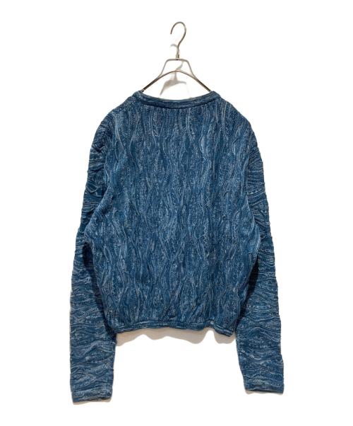 Coogi（クージー）Coogi (クージー) 3Dニット ブルー サイズ:XLの古着・服飾アイテム