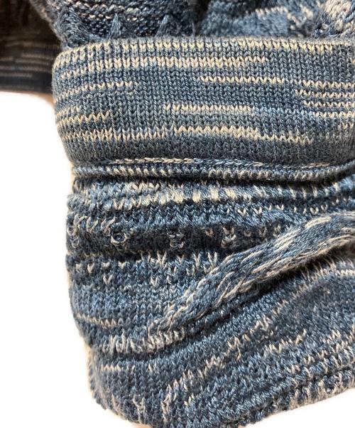 Coogi（クージー）Coogi (クージー) 3Dニット ブルー サイズ:XLの古着・服飾アイテム