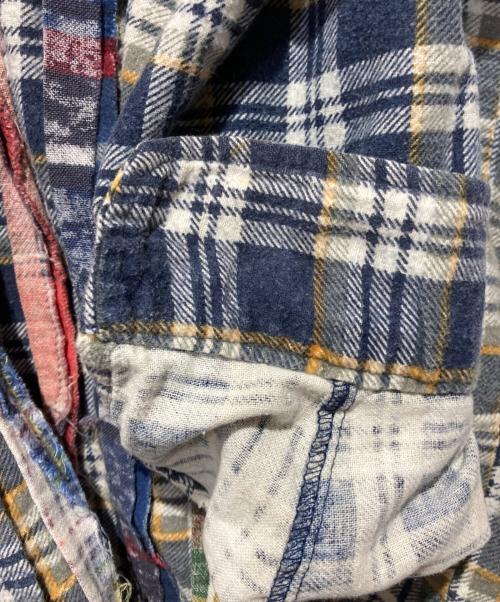 Rebuild by Needles（リビルドバイニードルス）Rebuild by Needles (リビルドバイニードルス) 長袖シャツ ネイビー サイズ:Mの古着・服飾アイテム