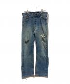 LEVI'Sリーバイス）の古着「セルビッチデニムパンツ」｜ブルー