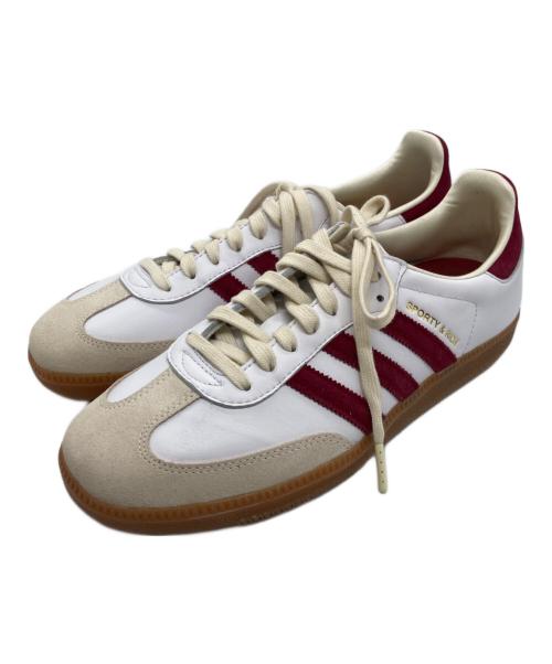 adidas（アディダス）adidas (アディダス) Sporty & Rich (スポーティーアンドリッチ) Samba OG レッド×ホワイト サイズ:27.5の古着・服飾アイテム