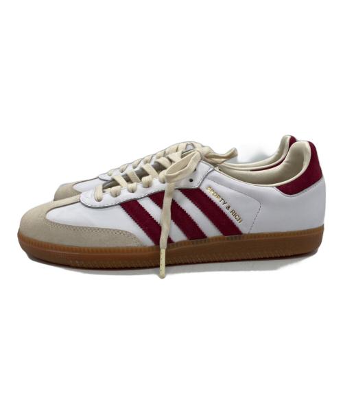 adidas（アディダス）adidas (アディダス) Sporty & Rich (スポーティーアンドリッチ) Samba OG レッド×ホワイト サイズ:27.5の古着・服飾アイテム