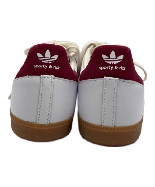adidas（アディダス）adidas (アディダス) Sporty & Rich (スポーティーアンドリッチ) Samba OG レッド×ホワイト サイズ:27.5の古着・服飾アイテム