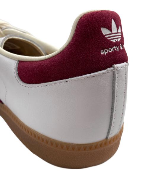 adidas（アディダス）adidas (アディダス) Sporty & Rich (スポーティーアンドリッチ) Samba OG レッド×ホワイト サイズ:27.5の古着・服飾アイテム