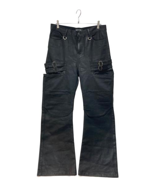 GOJOYJINNI（ゴージョインジンニ）GOJOYJINNI (ゴージョインジンニ) コーティングパンツ ブラック サイズ:2の古着・服飾アイテム