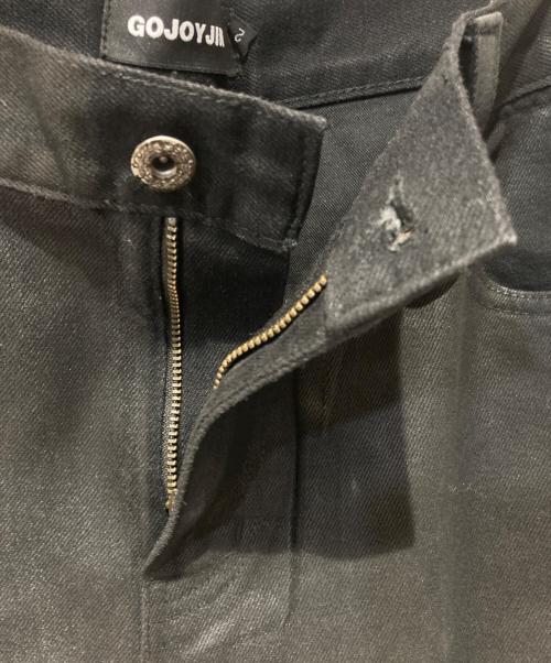 GOJOYJINNI（ゴージョインジンニ）GOJOYJINNI (ゴージョインジンニ) コーティングパンツ ブラック サイズ:2の古着・服飾アイテム