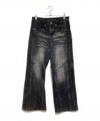 Racer Worldwideレーサーワイルドワイド）の古着「デニムパンツ」｜ブラック