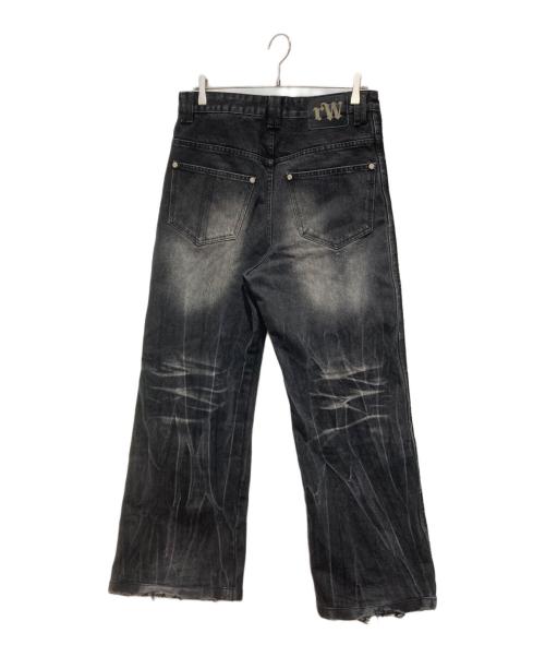 Racer Worldwide（レーサーワイルドワイド）RACER WORLDWIDE (レーサーワイルドワイド) デニムパンツ ブラック サイズ:W32の古着・服飾アイテム
