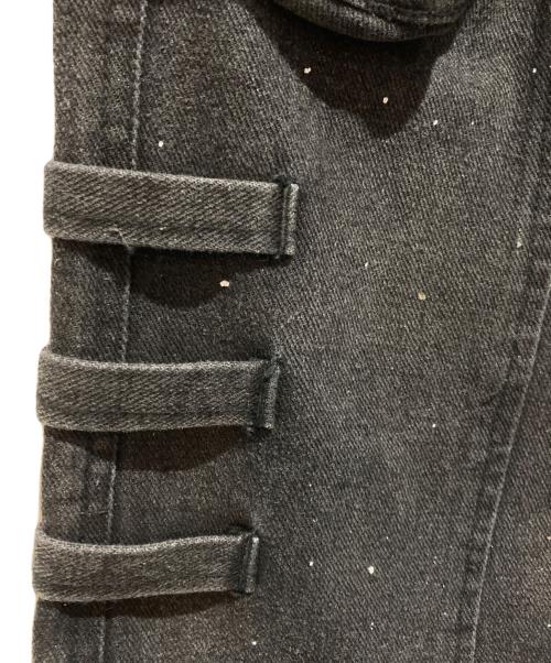 KRAFTWORK（クラフトワーク）KRAFTWORK (クラフトワーク) マルチポケットカーゴデニムパンツ ブラック サイズ:W30の古着・服飾アイテム