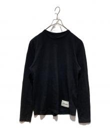 JIL SANDER+（ジルサンダープラス）の古着「ロングスリーブカットソー」｜ブラック