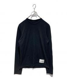 JIL SANDER+（ジルサンダープラス）の古着「ロングスリーブカットソー」｜ブラック