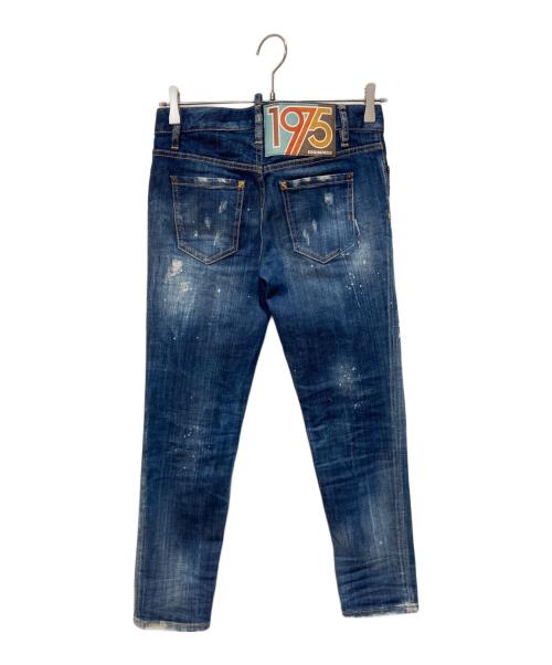 DSQUARED2（ディースクエアード）DSQUARED2 (ディースクエアード) 18AW Super Skinny fit Jeans インディゴ サイズ:36の古着・服飾アイテム