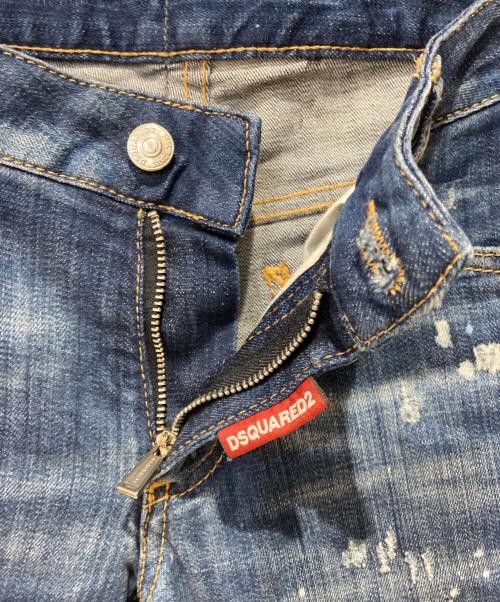 DSQUARED2（ディースクエアード）DSQUARED2 (ディースクエアード) 18AW Super Skinny fit Jeans インディゴ サイズ:36の古着・服飾アイテム