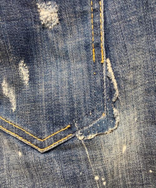 DSQUARED2（ディースクエアード）DSQUARED2 (ディースクエアード) 18AW Super Skinny fit Jeans インディゴ サイズ:36の古着・服飾アイテム