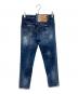 DSQUARED2 (ディースクエアード) 18AW Super Skinny fit Jeans インディゴ サイズ:36：8000円