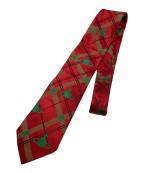 Vivienne Westwoodヴィヴィアンウエストウッド）の古着「オーブ総柄ネクタイ」｜レッド