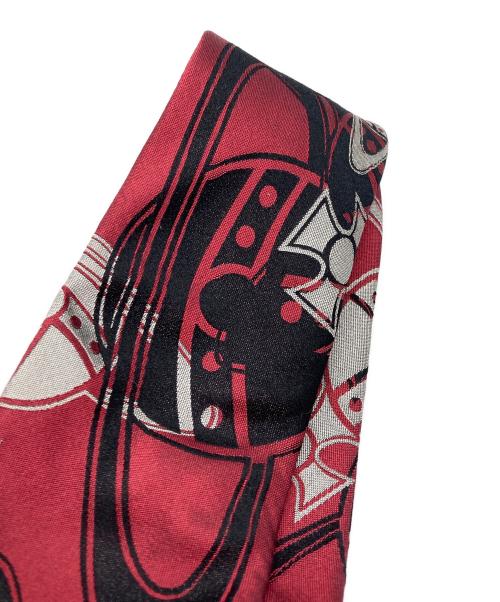 Vivienne Westwood（ヴィヴィアンウエストウッド）Vivienne Westwood (ヴィヴィアンウエストウッド) オーブ総柄ネクタイ レッド サイズ:表記無しの古着・服飾アイテム