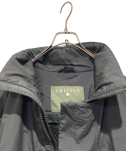GRIFFIN（グリフィン）GRIFFIN (グリフィン) デザインナイロンジャケット ブラック サイズ:Sの古着・服飾アイテム