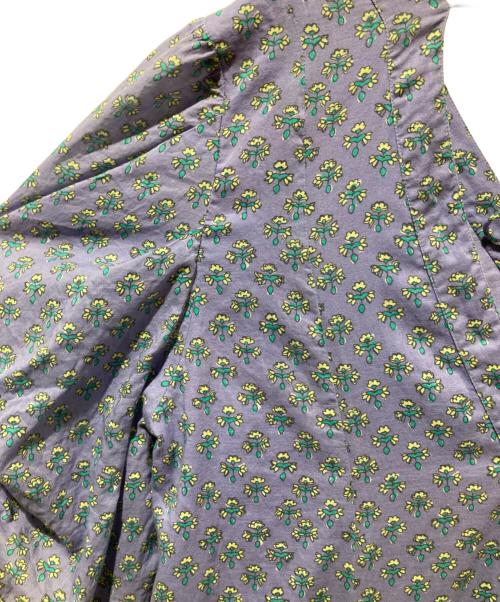 ne quittez pas（ヌキテパ）ne quittez pas (ヌキテパ) フラワープリントブラウスワンピース パープル サイズ:不明の古着・服飾アイテム