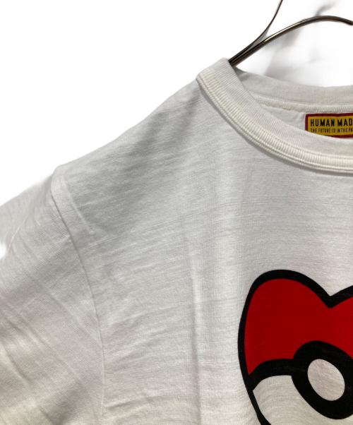 HUMAN MADE（ヒューマンメイド）HUMAN MADE (ヒューマンメイド) Pokemon Made Graphic T-Shirt Monster Ball White ホワイト サイズ:M 未使用品の古着・服飾アイテム